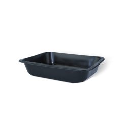 LUNCH BOX NEGRU 1 COMPARTIMENT (50 BUC/PAC)+CAPAC LUNCH BOX NEGRU 1 COMPARTIMENT (50 BUC/PAC)+CAPAC