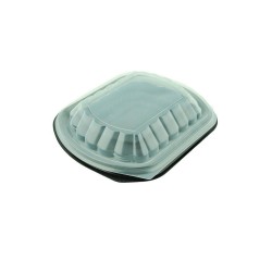 Caserole negre PP 720ml MW cu capac