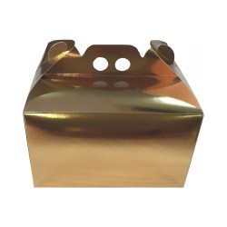 Cutie tort 25x25cm aurie