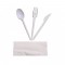 Set tacamuri catering TRIS (Serv+Furc+Cutit+Ling) transparent